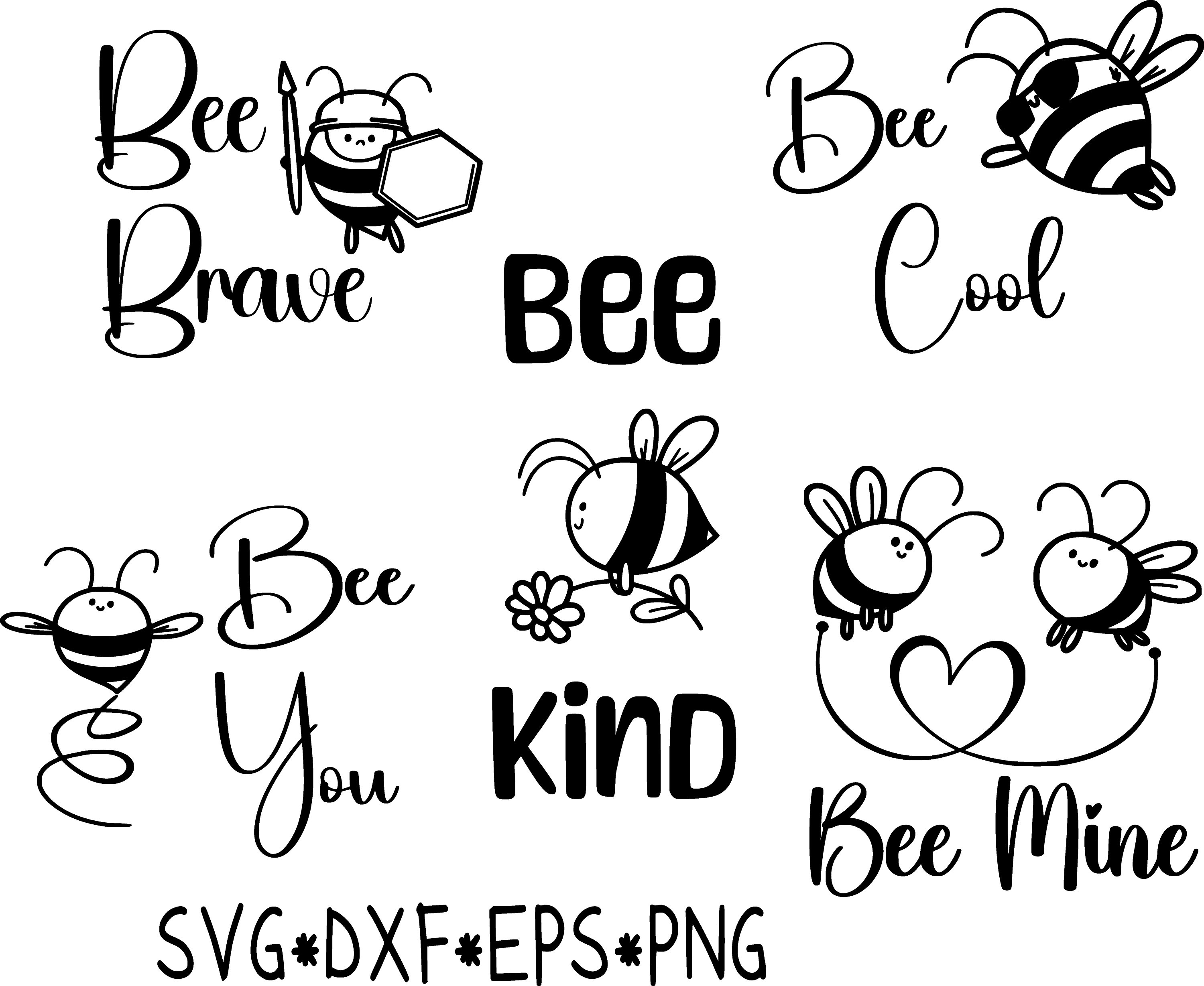 Cute Bee Sayings Svg Etsy