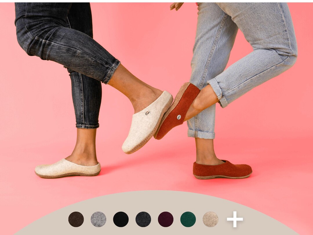 Woolfit Classic Slippers With Leather Sole Whispersilent Slipon House