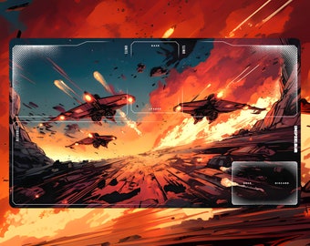 UNLIMITED POWER "Low Orbit Dogfight" Playmat  (kompatibel mit “Star Wars: Unlimited“ & allen Erweiterungen)