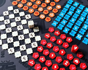 Set di gettoni e segnapunti premium REBIRTH da 152 pezzi (compatibile con "Rebirth")