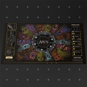 ARCS „CUSTOM Quick Pick“  Neopren Playmat  (kompatibel mit “ARCS“)