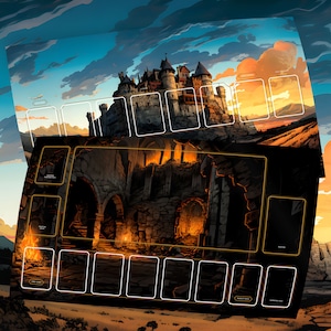 HERO REALM Kunststoff Playmat  (kompatibel mit “Hero Realms“ & allen Erweiterungen)