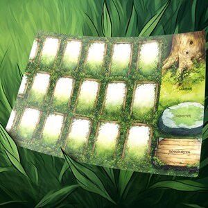 IMMERBAUM “Tiny Meadow” rubberen speelmat (compatibel met “Everdell”, “Pearlbrook”, “Newleaf”, “Mistwood”, “Bellfaire” & “Spirecrest”)