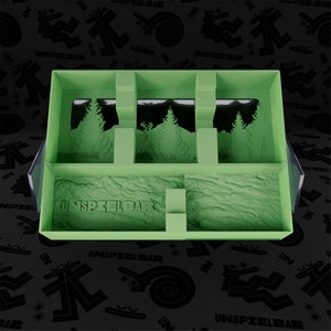 TISCHWALD Panorama Insert / Inlay / Organizer / Sorting Insert (compatible with “Mischwald&quot; / &quot;Shuffle Forest&quot;)