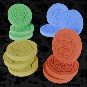 SOLARPUNK RANGER Premium Token Set (kompatibel mit “Earthborne Rangers“)