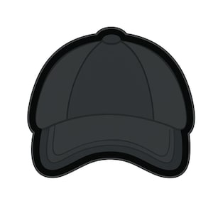 Ball Cap 1 cookie cutter