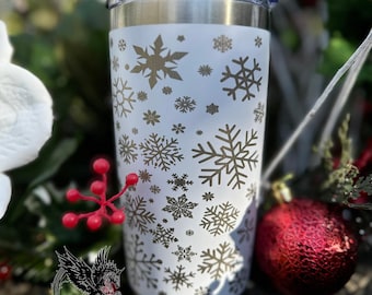 Winter Snowflake - 20 oz tumbler