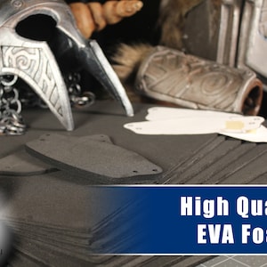 EVA Foam Sheet, Cosplay Foam, Costume Foam, High Density EVA Foam // 4mm, 8mm // 16in x 16 in, 14 in x39