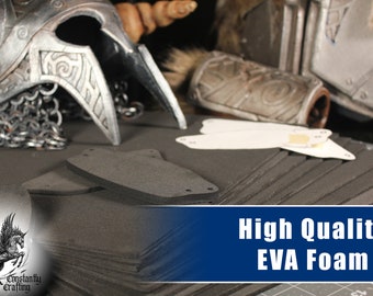 14" x 39", 4MM, Hoja de Espuma EVA, Espuma Cosplay, Espuma para Láser, Espuma para Disfraces, Espuma EVA de Alta Densidad