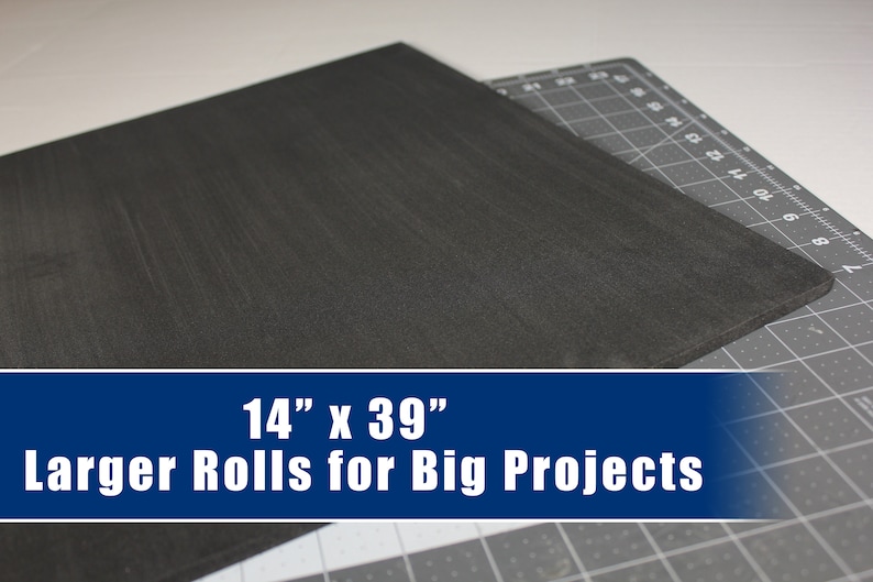 14 X 39, 4MM, EVA Foam Sheet, Cosplay Foam, Foam for Laser, Costume