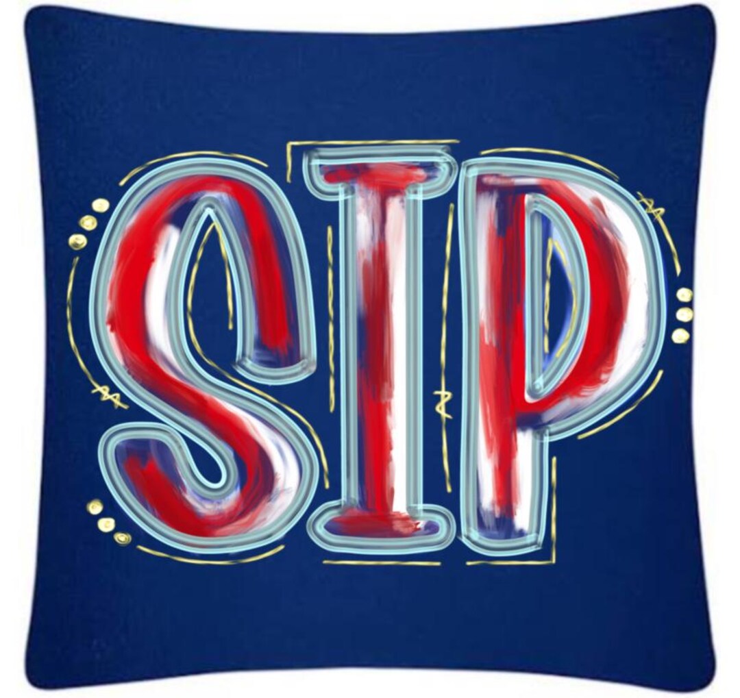 Sip, Mississippi Football, Red, Powder Blue, White, Collegiate, PNG - Etsy