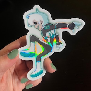 Holographic Danny Phantom Vinyl Sticker