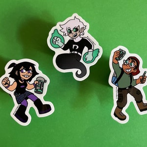 Vinyl Danny Phantom Trio Stickers