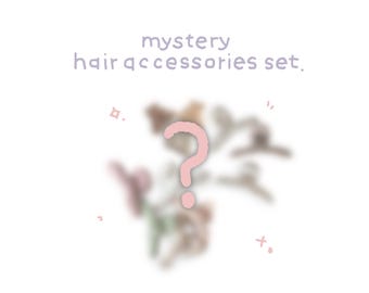 Mystery Hair Accessories Bag l Mystery Bag l Random Hair Accessories Bag l Cute Hair Accessories l Random Gift Pack l Random Bag