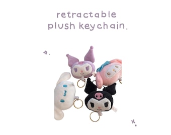 Chococat Mascot Plush Keychain Key Ring Cartoon Black Cat Bag