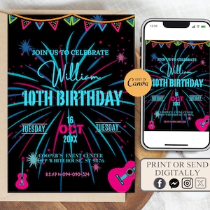 Coco Invitation Coco Birthday Invitation Fiesta Invitation Coco Party Coco Invites Coco Editable Invitation Coco Digital Card Printable