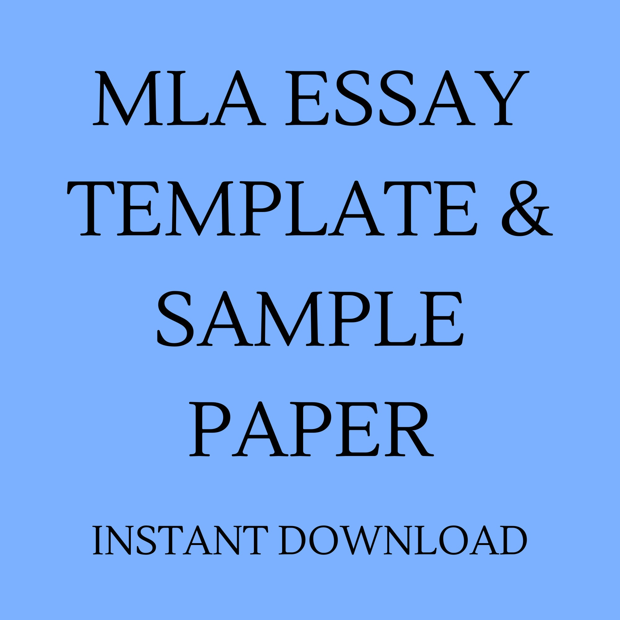 MLA 9 PAPER TEMPLATES Etsy