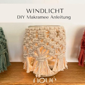 DIY Macrame Lantern PATTERN - Step by Step INSTRUCTIONS Download
