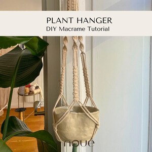 DIY Macrame Plant Hanger PATTERN - Step by Step TUTORIAL Download