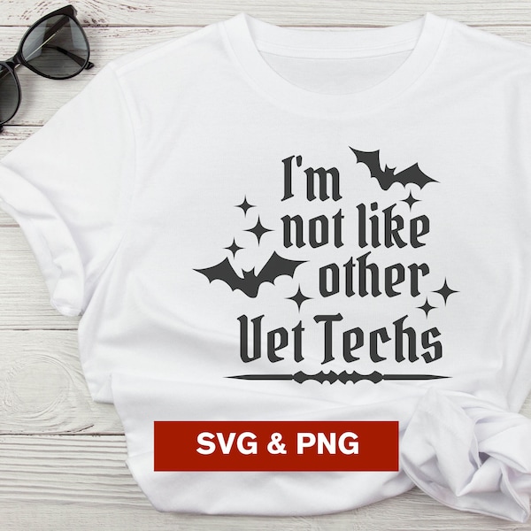 Goth Vet Tech SVG PNG, Veterinary Medicine SVG, Vet Assistant Svg, vetmed Svg, Vet Appreciation gift, Clipart, Cut file, Gothic Vet Staff