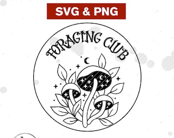 Paddestoel SVG PNG, Paddestoel Clipart, Cottage Core SVG, Boho Paddestoel Svg, Paddestoel Shirt Svg, Paddestoel Png, Cottage Core Png, Cricut, Heks