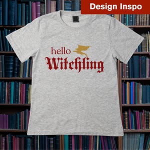 Witchling SVG PNG Princeling svg, TOG svg, hej witchling prinseling, kryddig bok klippfil cricut, sublimering, Booktok design för skjortor bild 3