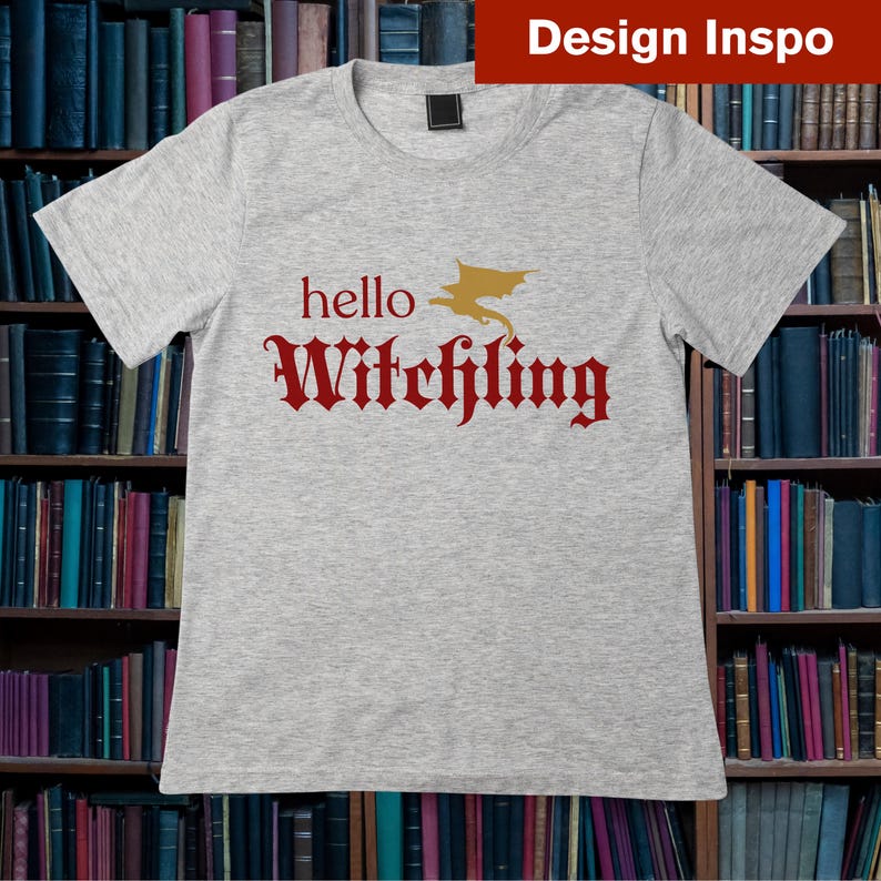 Witchling SVG PNG Princeling svg, TOG svg, hej witchling prinseling, kryddig bok klippfil cricut, sublimering, Booktok design för skjortor bild 3