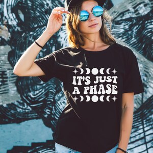 It's Just a Phase SVG PNG Moon Phase SVG Stages of the - Etsy