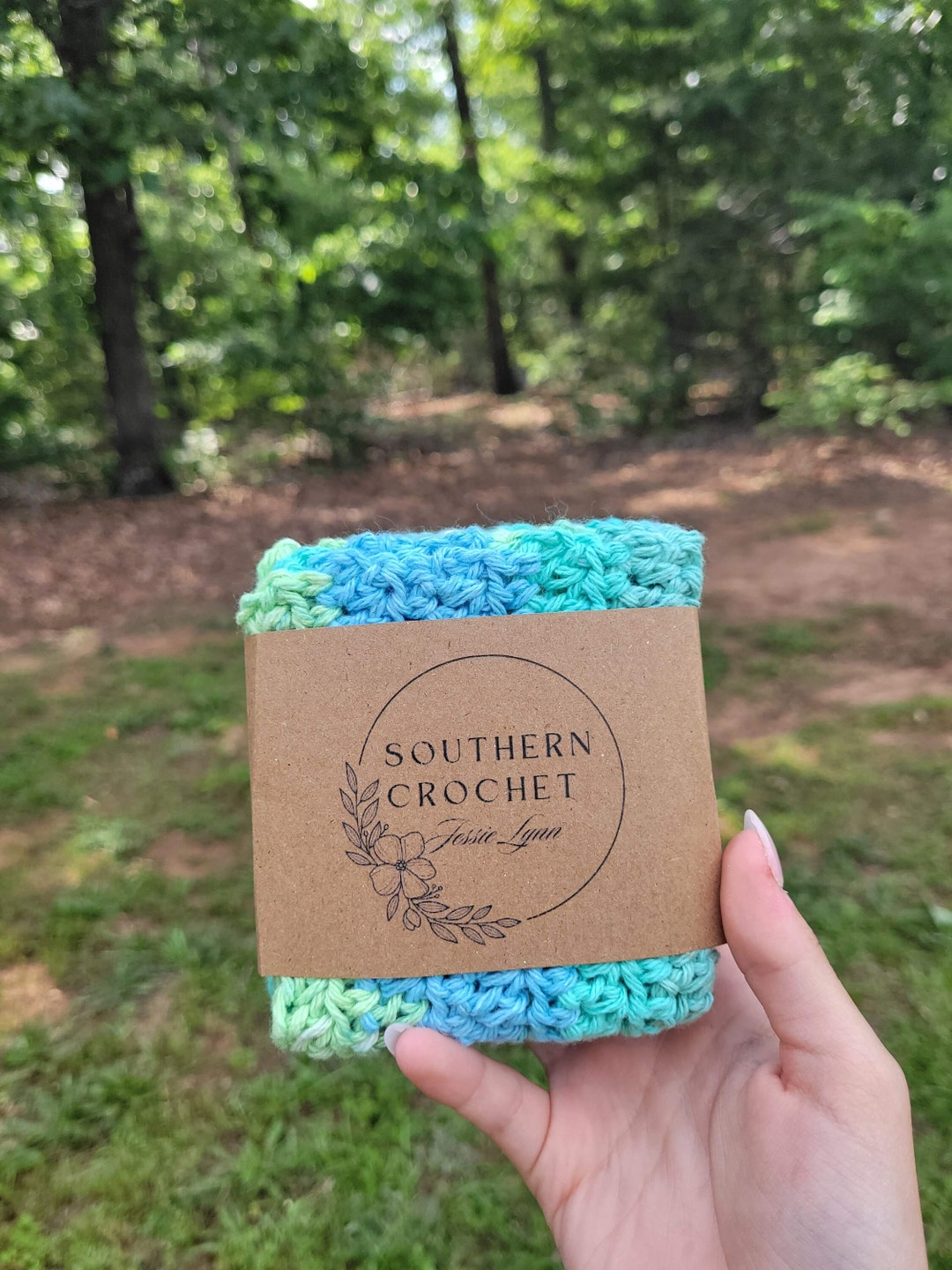 Handmade Crochet Washcloths Etsy