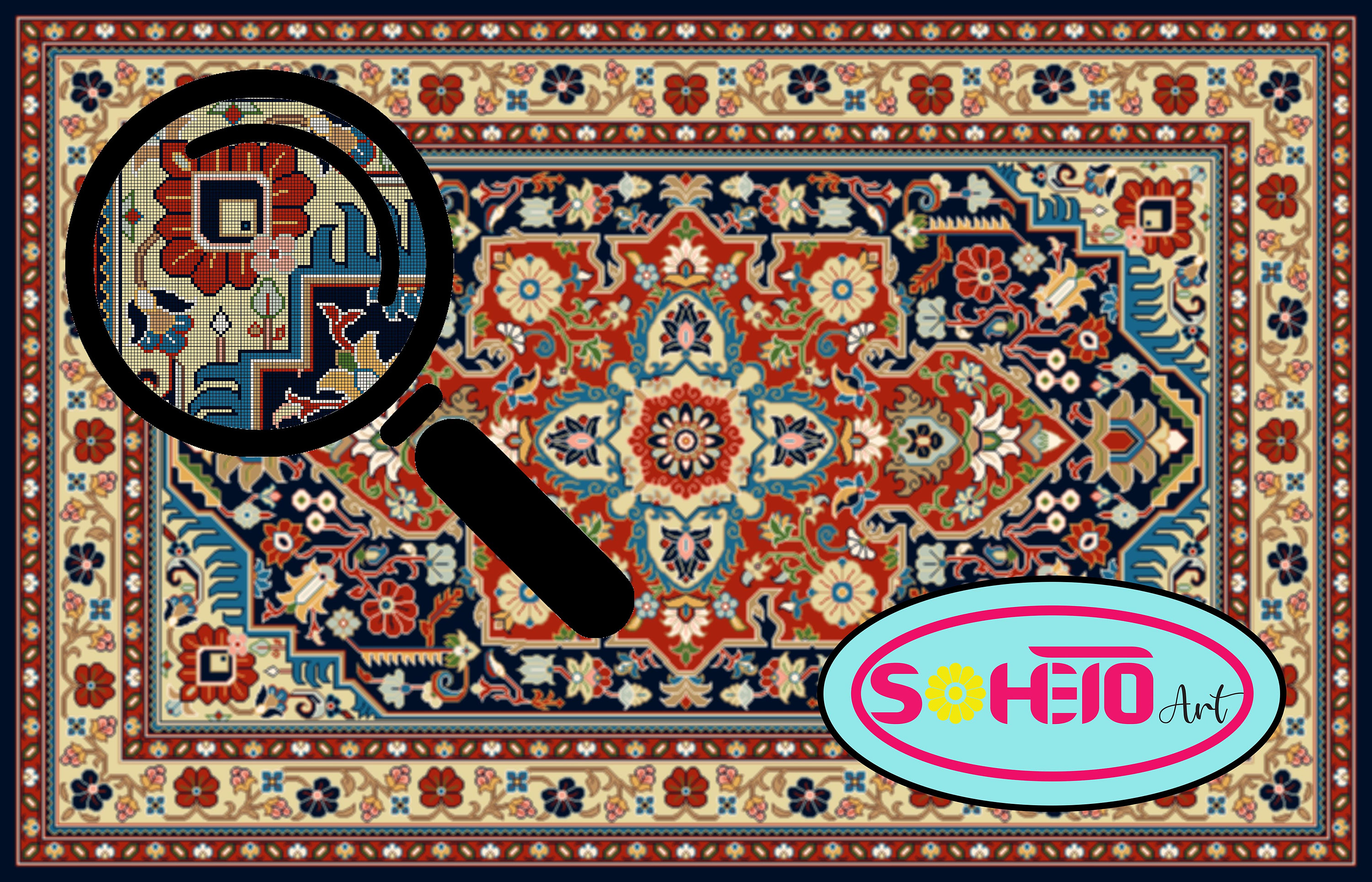 Enscape Rug Pattern Arabesque Rug Map Pattern (digital Download) - Etsy