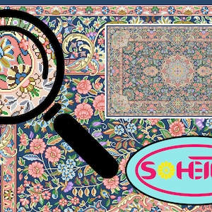 tapis à motifs / motifs numériques / plan / carte / tapis / carte / tapis fait main / motifs arabesques / tisserand de tapis / kilim / design