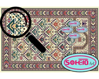 Arabesque Carpet Map (Digital Download)