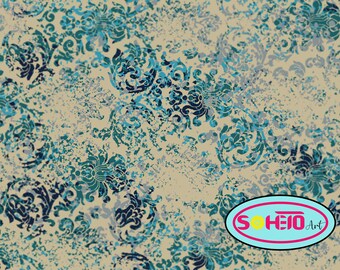 Arabesque Carpet Map Pattern: Vintage Rug Design (Digital Download)