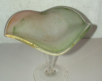 Very Large Mid Centuary Art Glass Murano Glass Center Piece On Stand