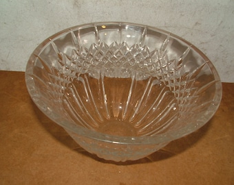 Antike Vintage Waterford Marquis Crystal Cur Glas Obstschale