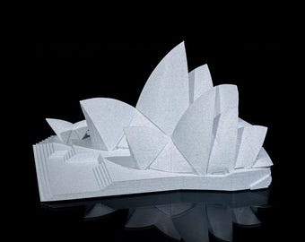 シドニーオペラハウスの精巧な模型 - オーストラリアを代表するランド