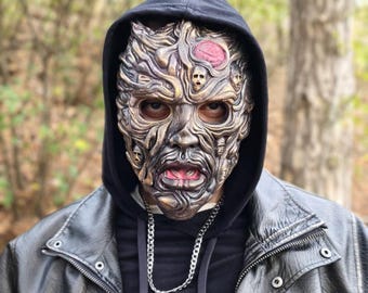 Creepy Skull Mask, Full Face Halloween Cosplay Mask, Gothic Horror Mask