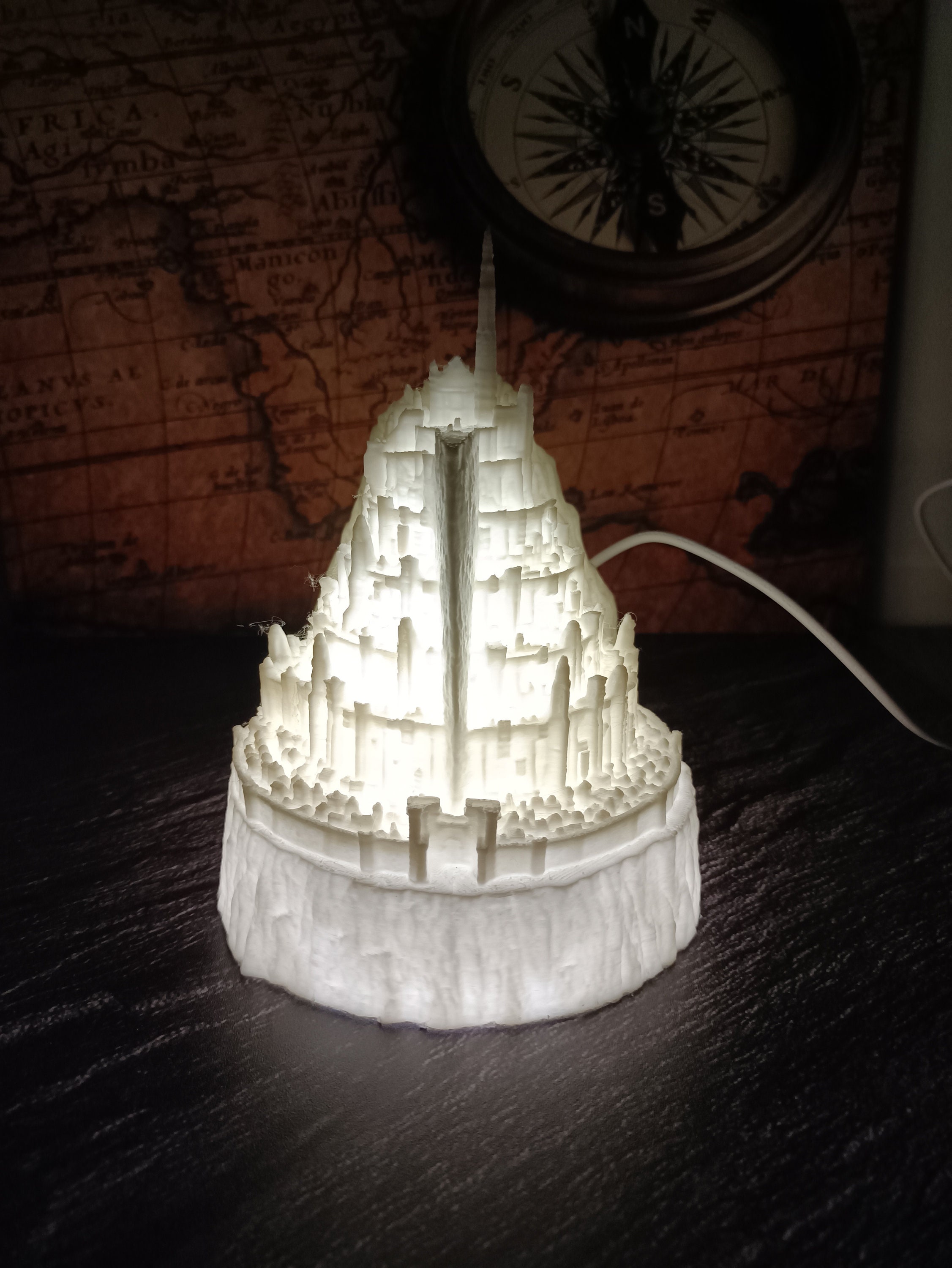 Lord of the Rings Lamp / Lord of the Rings Gift / Lord of the Rings Decor /  LOTR Led Lamp / One Ring Lamp / Sauron / Lotr 