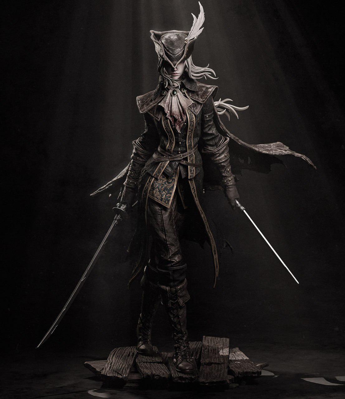 Lady Maria Figurine – Handcrafted Dark Souls Statue | Bloodborne