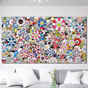 Takashi Murakami Fabric, Wallpaper and Home Decor