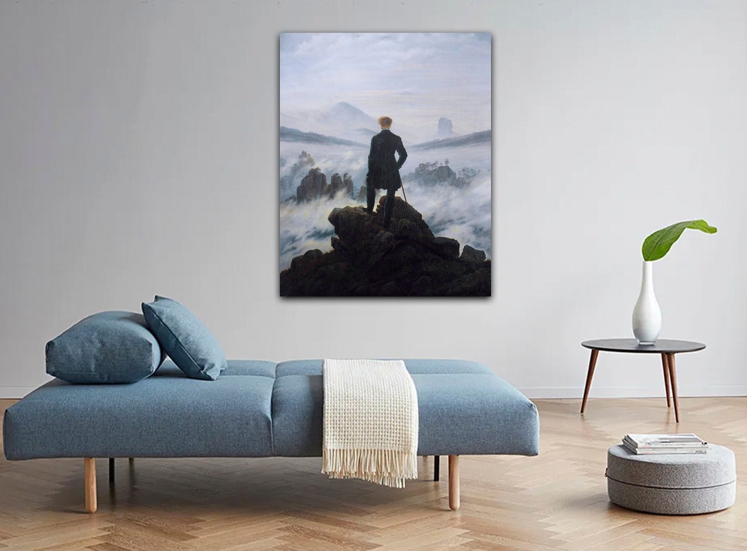 Wanderer Above the Sea of Fog Wall Art, the Beauty of Contemplation