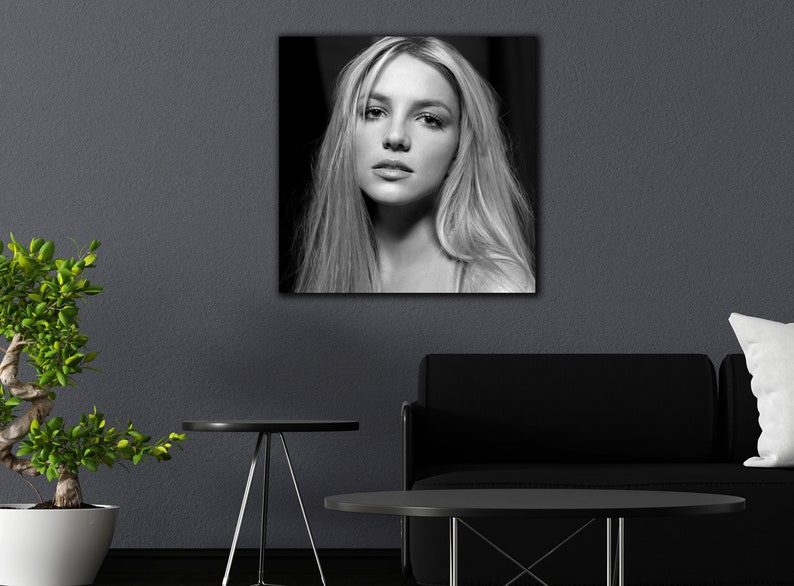 Britney Spears Canvas Wall Art Pop Icon Poster Britney S Spotlight On