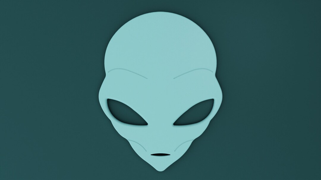 UFO, Alien Head, DXF File for Cnc Machine - Etsy