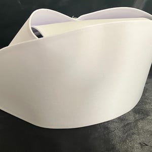Classic White Nursing Cap – Vintage Retro Nurse Hat for Graduation, Pinning Ceremony, Costume, or Uniform