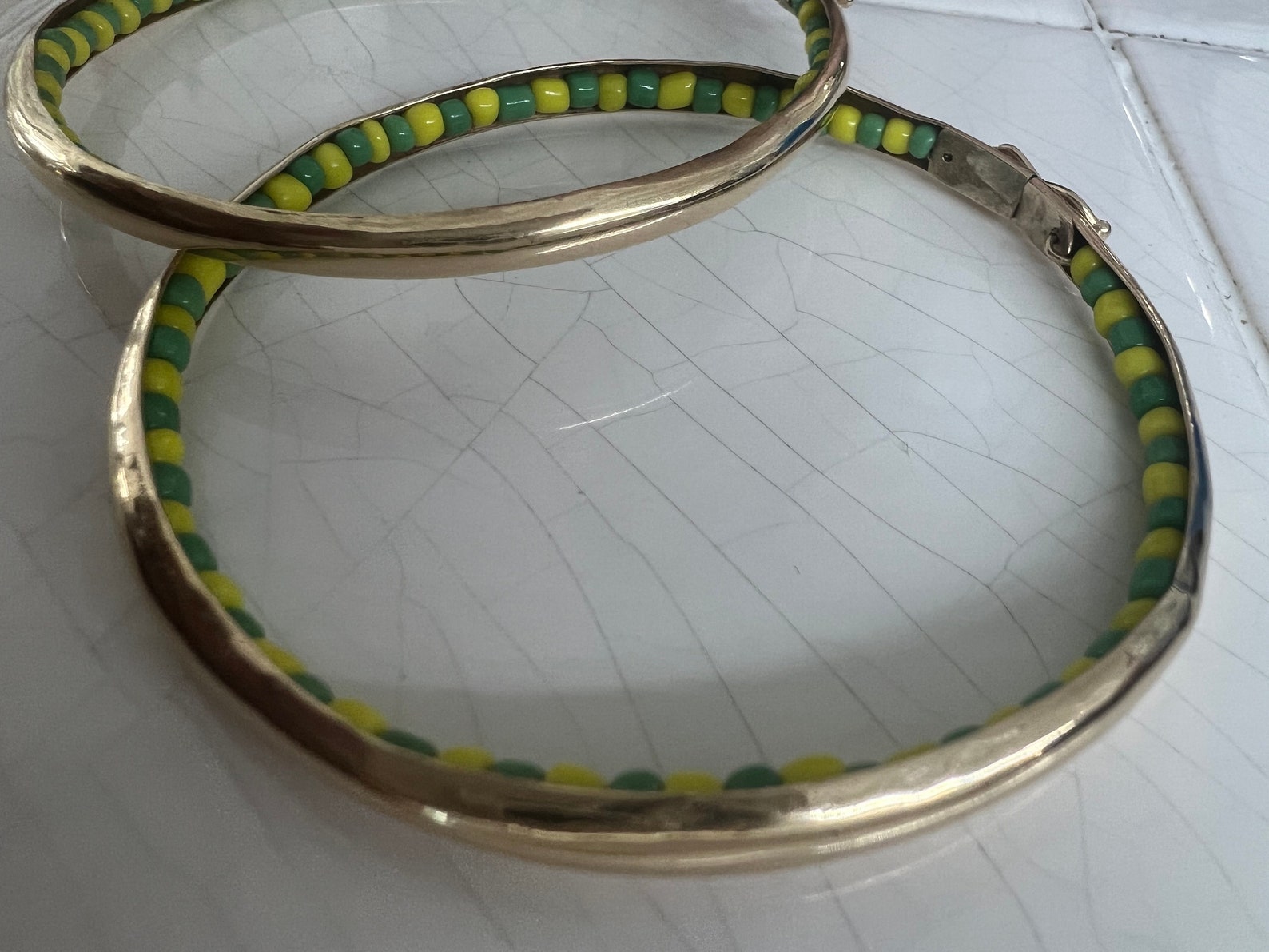 Real Gold Orula Bangle Bracelet,10k or 14k Gold Handmade Orula Bracelet