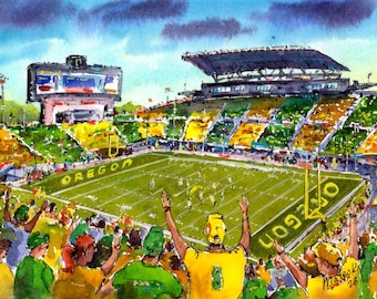 Eugene OR Watercolor Prints
