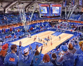 Durham NC Watercolor Prints