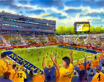 Ann Arbor MI Watercolor Prints