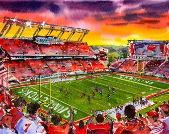 Columbia SC Watercolor Prints