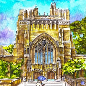 Yale University prints \ notecards \ wall art \ students gifts